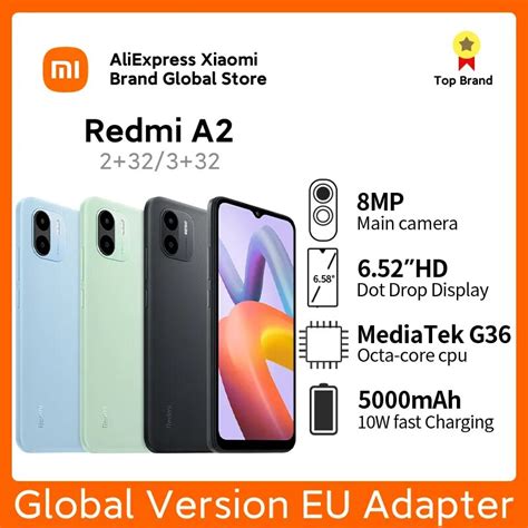 Xiaomi Redmi A Smartphone Vers O Global Gb Gb Gb Mtk Helio G