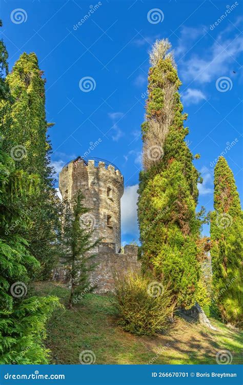 Pepperpot Tower in Powerscourt Gardens, Ireland Editorial Photo - Image ...