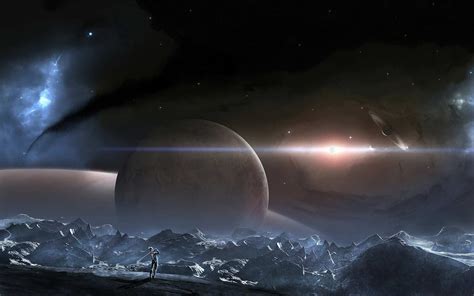 Planetscape Sci Fi Planet Landscape Space Art Artwork Wallpapers Hd Desktop And Mobile