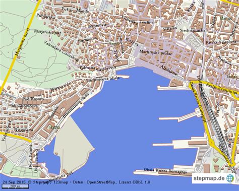 StepMap Split Landkarte für Welt