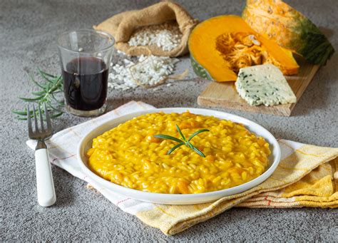 Risotto Zucca E Gorgonzola Cremoso E Gustosissimo