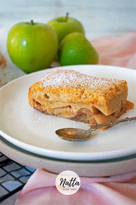 Tarta de manzana casera fácil y rápida Natta home taste