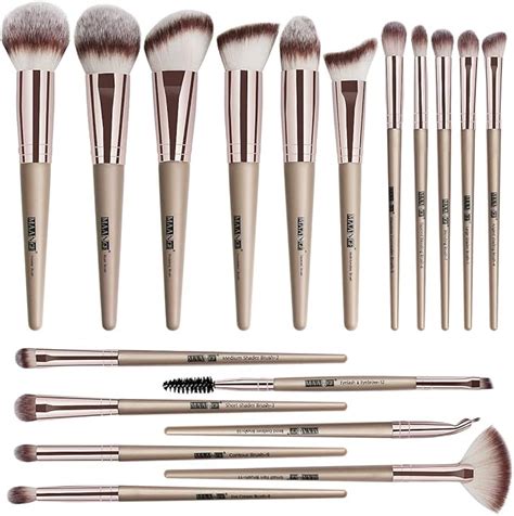 Maange Makeup Brushes 18 Pcs Premium Synthetic Makeup Brush Set