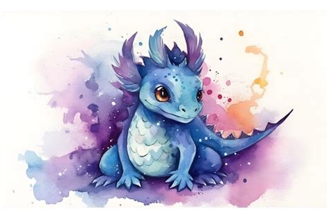 Watercolor Dragon