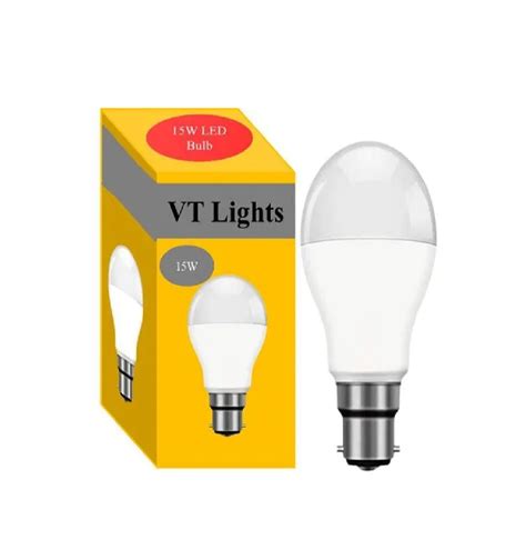 15w B22 Aluminum Led Bulb Cool White At Rs 120piece In Vadodara Id 2850358666212