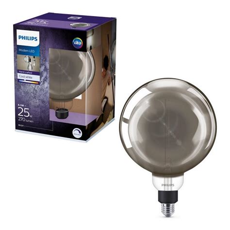 Led Stmívatelná žárovka Smoky Vintage Philips G200 E27 6 5w 230v Rent Cz