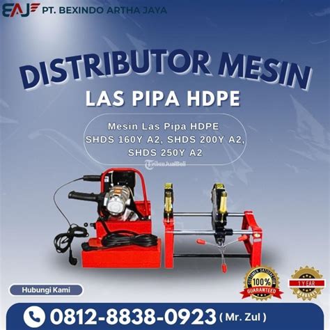 Mesin Pipa Hdpe Manual SHDS 200 Y A2 50 Di 200mm Mesin Las Pipa Hdpe Di