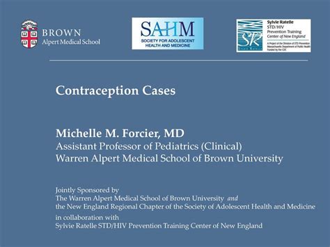 Contraception Cases Michelle M Forcier Md Ppt Download