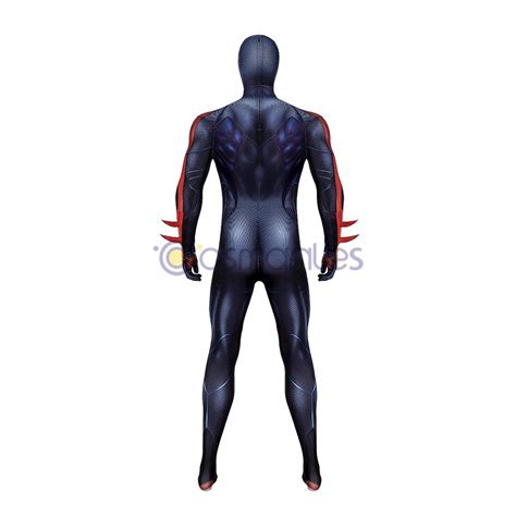 Spiderman 2099 Cosplay Costumes Miguel Ohara Jumpsuit V2 Edition