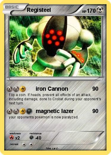 Pokémon Registeel 491 491 - iron Cannon - My Pokemon Card