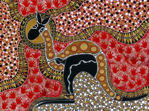 Red Kangaroo A1 Size ONLY Melanie Hava