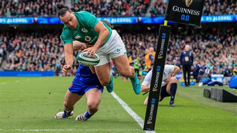 Watch Airborne James Lowe Scores Stunning Try For Ireland