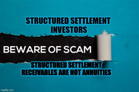 Investors Fixed Payments From Structured Settlement Annuities Receivables Not Annuities