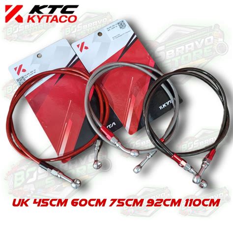 Jual Brake Hose Selang Rem KTC Kytaco BH4 Nipple Steinlist 45cm 450mm