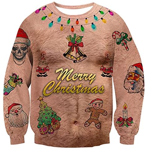 Best Mens Topless Sweatshirts For An Ugly Christmas