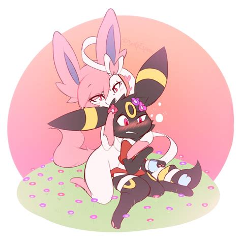 Sylveon Umbreon Eeveelutions Pokemon Eeveelutions Cute Pokemon