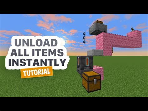 Easy minecart yeeter tutorial - instantly get all items from inside a ...