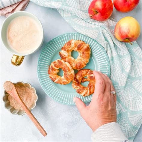 Blätterteig Apfelringe backen Rezept Smillas Wohngefühl