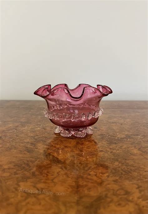 Antiques Atlas Antique Victorian Quality Cranberry Glass Bowl