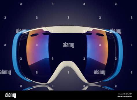 Brand New Ski Goggles Isolated Stock Photo Alamy