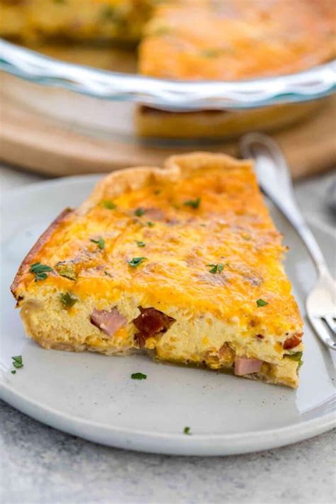 Ham and Cheese Quiche [VIDEO] - Sweet and Savory Meals