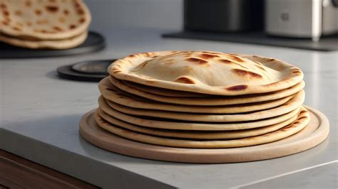 Premium Photo Arabic Naan Roti Paratha Food