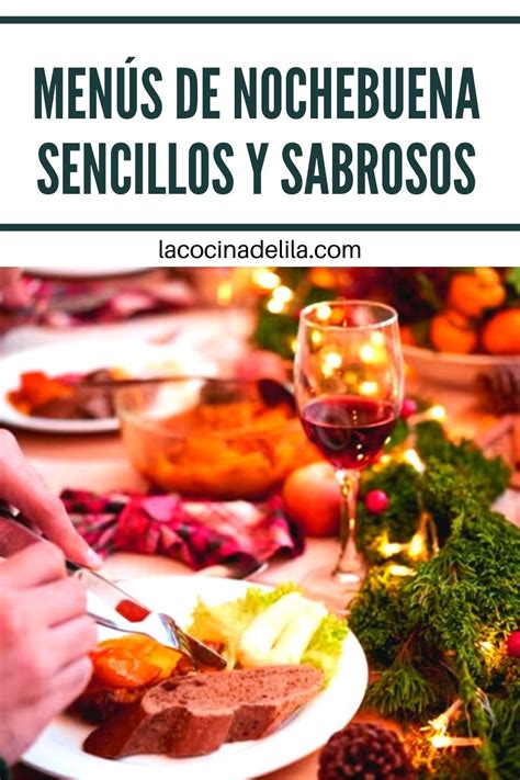 Menús De Nochebuena ️ Recetas De Comida Menu Para Cena Cenas