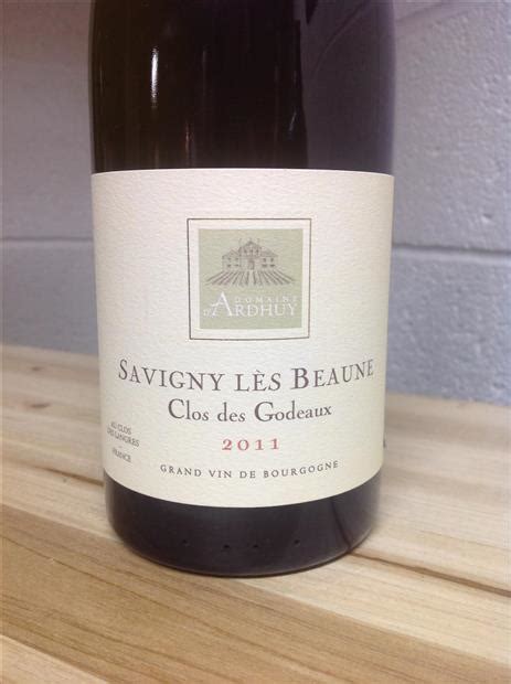 Domaine D Ardhuy Savigny L S Beaune Clos Des Godeaux Blanc France