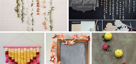 Cool DIY Flower Garland Ideas