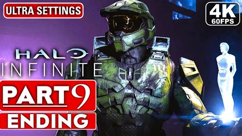 Halo Infinite Ending Gameplay Walkthrough Part 9 Campaign 4k 60fps Pc