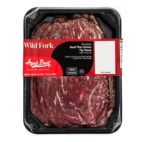 Usda Choice Beef Thin Sirloin Tip Steak Wild Fork Foods