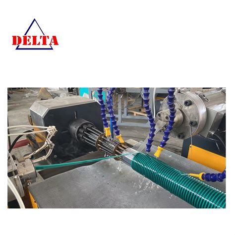 Single Screw Pvc Rib Reinforced Spiral Hose Making Machine Pvc Hose