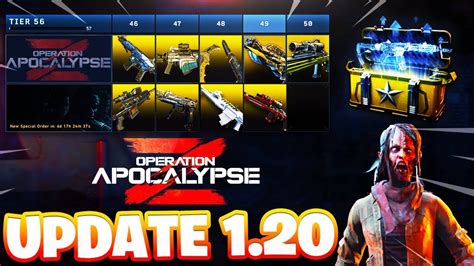 NEW OPERATION APOCALYPSE Z ALL 4O TIERS SHOWCASED MASSIVE SUPPLY