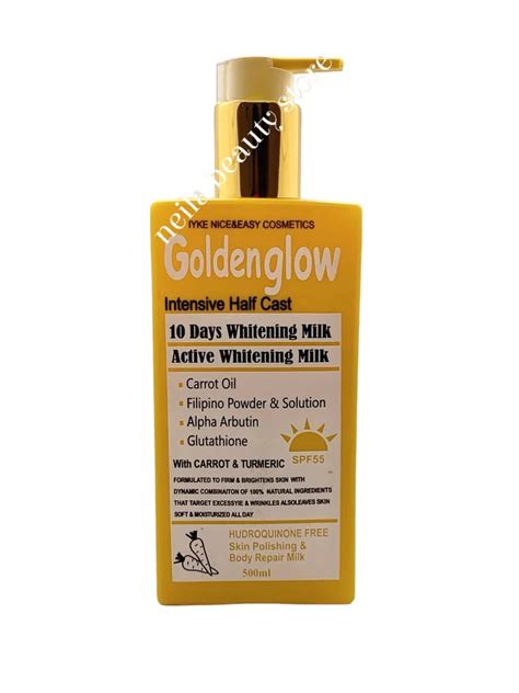 Golden Glow Half Cast Brightening Body Milk Ml