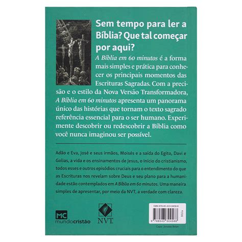 Livro A Bíblia Em 60 Minutos Philip Law Manah Books Brazil