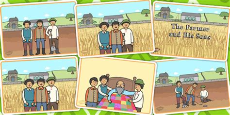 The Farmer And His Sons Story Sequencing