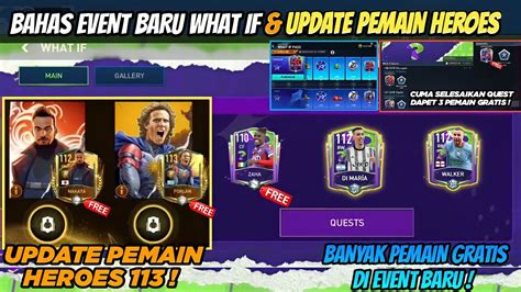 Bahas Update Event Baru What If Heroes Journey Cara Dapat Pemain