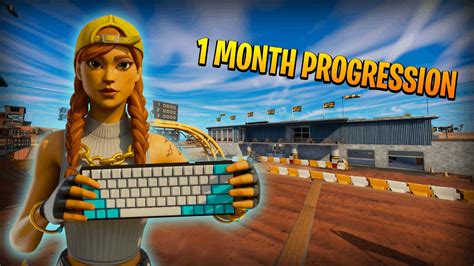 1 MONTH Fortnite Keyboard And Mouse Progression TIPS Realtime