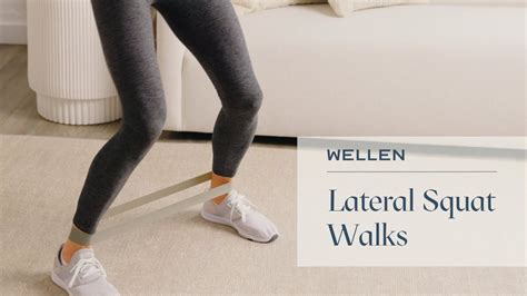 How To Do Lateral Squat Walks Strength Exercises Wellen YouTube