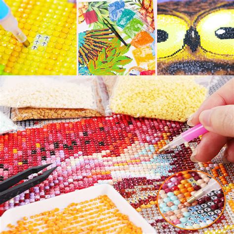 Diy 5d Diamond Painting Kits For Adults Kids Colorful Oil Etsy