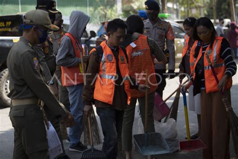 Operasi Yustisi Protokol Kesehatan Di Perbatasan Kota Palembang