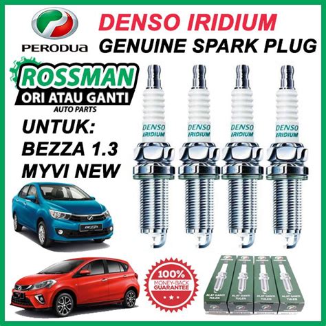 Original Perodua Bezza Myvi Iridium Spark Plug Iriz Saga