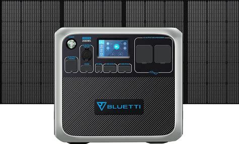 BLUETTI Centrale Elettrica Portatile AC200P Con PV350 Pannello Solare