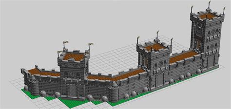 Medieval Castle Wall Minecraft