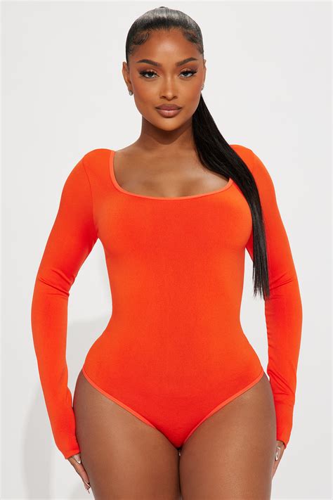 Never The Same Seamless Bodysuit Red Fashion Nova Bodysuits