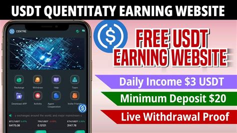 New Usdt Quantitative Earning Platform Best Usdt Earning Site New