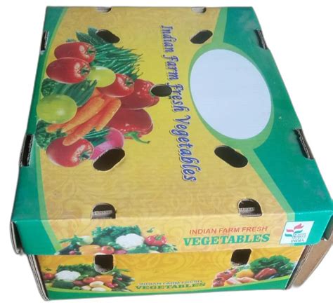 Single Phase Ply Vegetable Packaging Corrugated Box At Rs Piece In