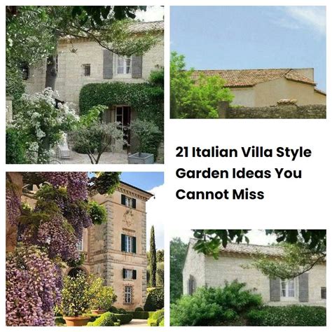 21 Italian Villa Style Garden Ideas You Cannot Miss | SharonSable