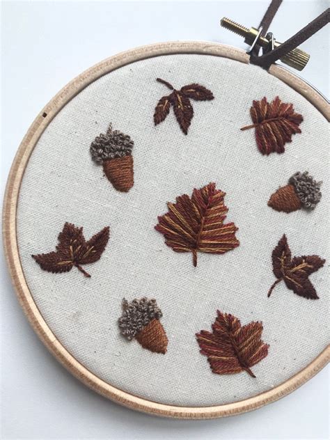 Modern Leaf Embroidery Designs - bmp-city