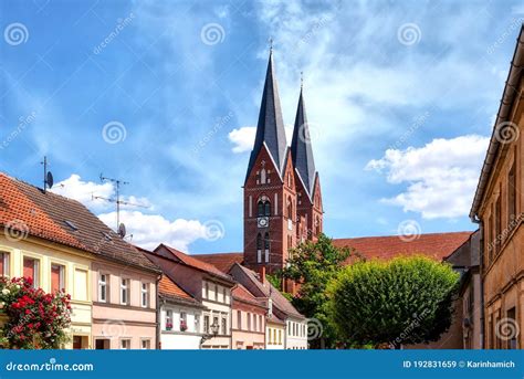 Cityscape Of Neuruppin With The Church Sankt Trinitatis In The